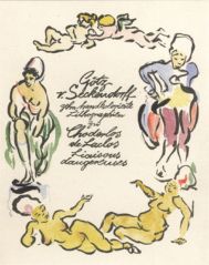 Götz von Seckendorff: Handkolorierte Lithographien zu Choderlos de Laclos Liaisons dangereuses